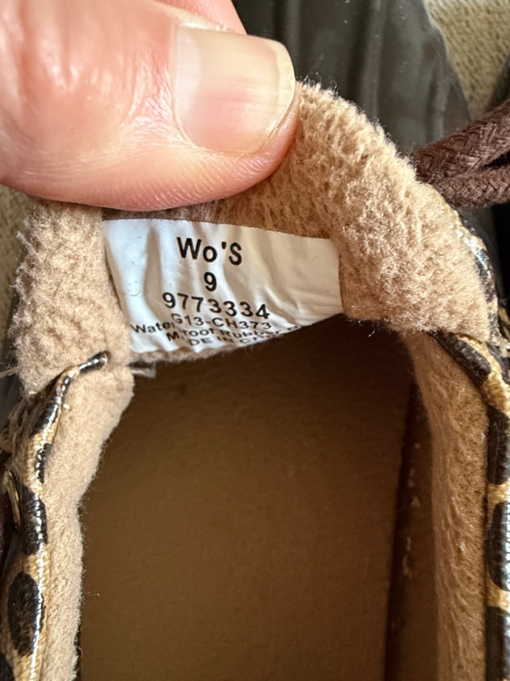 Sperry Brown Suede Loafers with Leopard-Print Trim - Picture 6 of 7